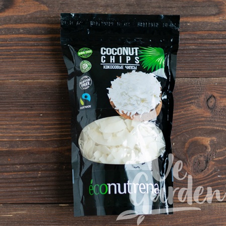 Органические кокосовые чипсы, Econutrena купить